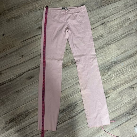 Versace jeans couture pink corset back lace up ribbon pants y2k rare iconic - Picture 15 of 16